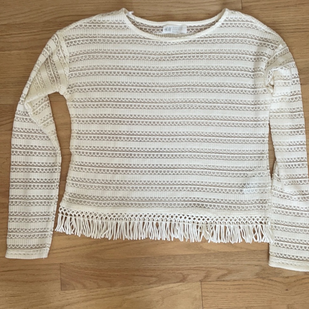 White blouse H&M perfect condition 10-12 years